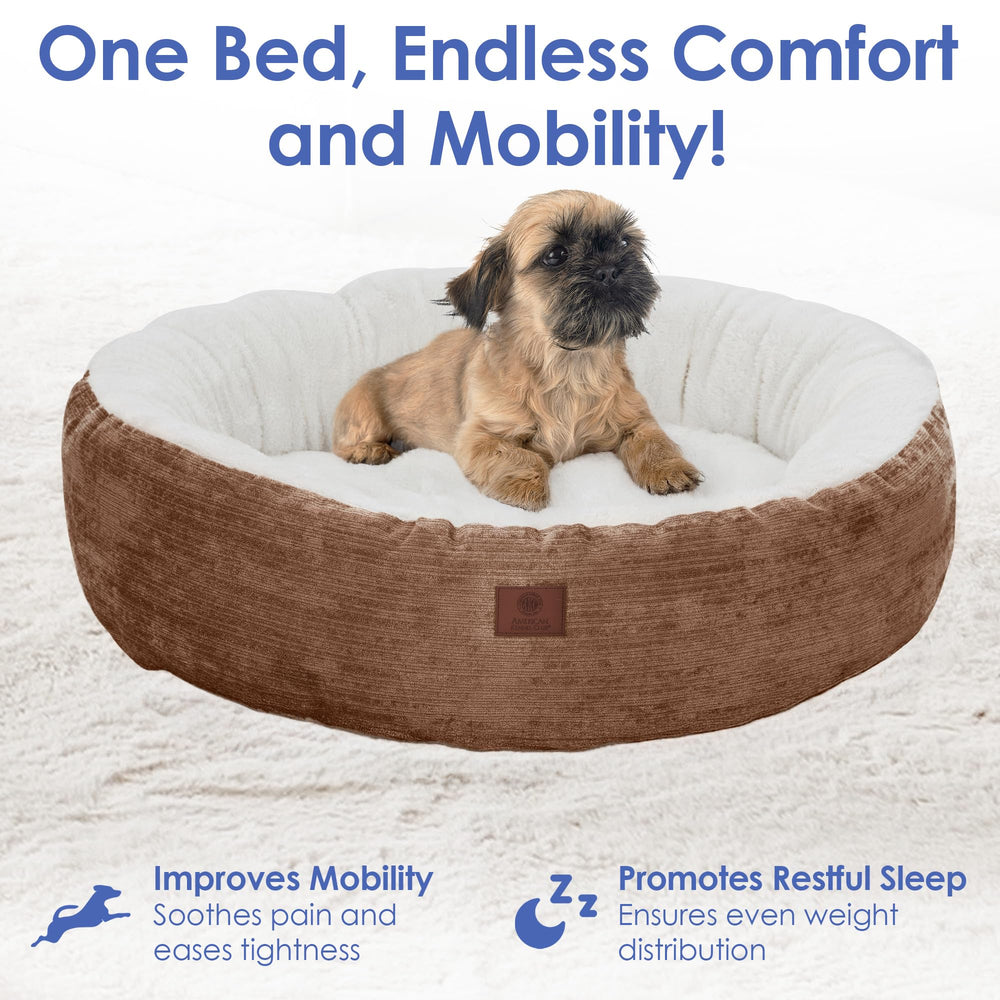 American Kennel Club Cama Mason 31 pulgadas para razas grandes descanso cómodo