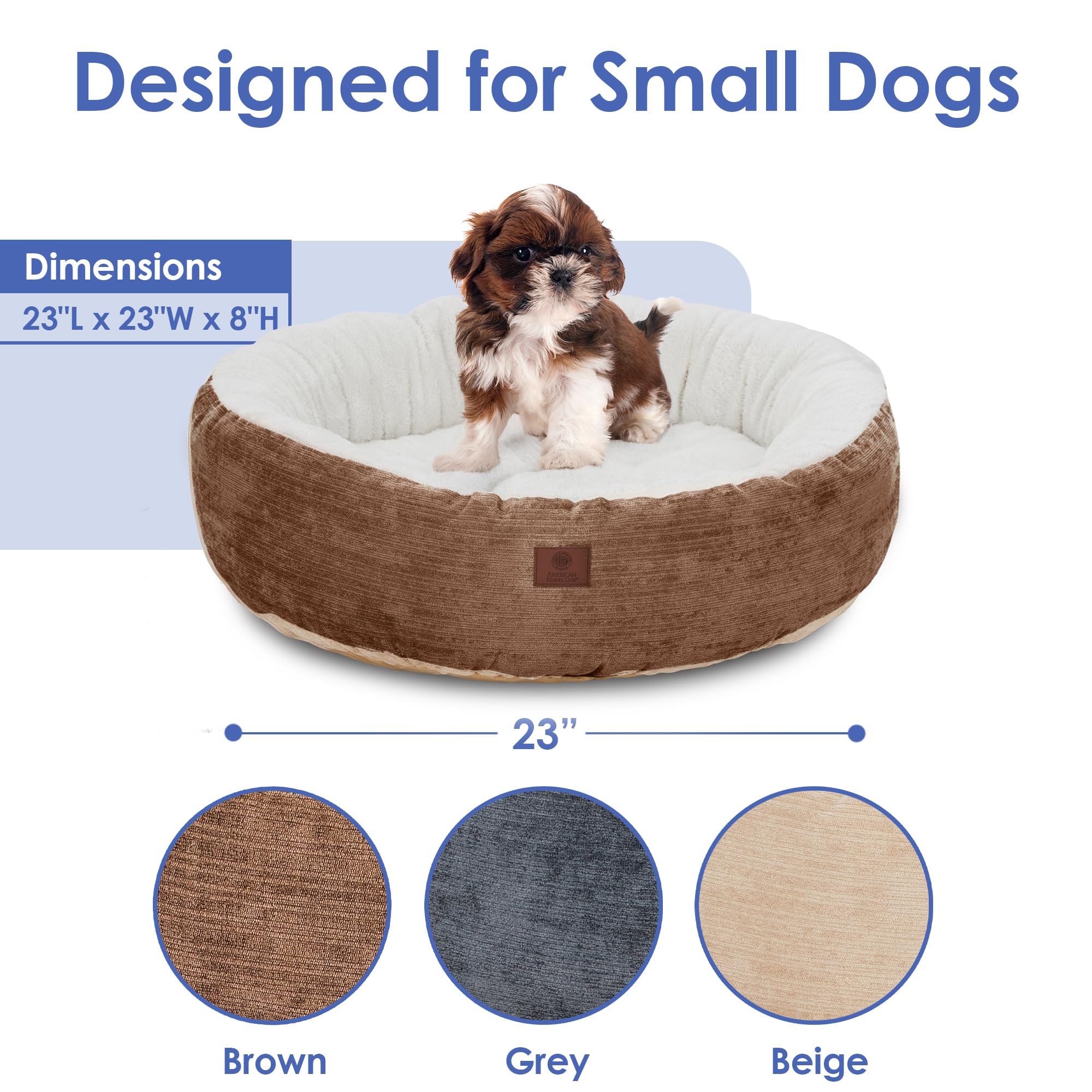 American Kennel Club Cama Mason lavable a máquina para fácil cuidado