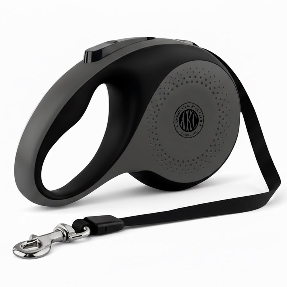 American Kennel Club correa retráctil de 16,4 pies para paseo con control.