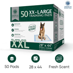 American Kennel Club pads: diseño impermeable protege su suelo durante sesiones prolongadas.