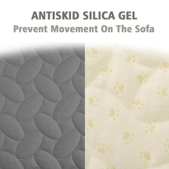 Ameritex cobertor antideslizante con silicona mantiene la funda en su sitio.