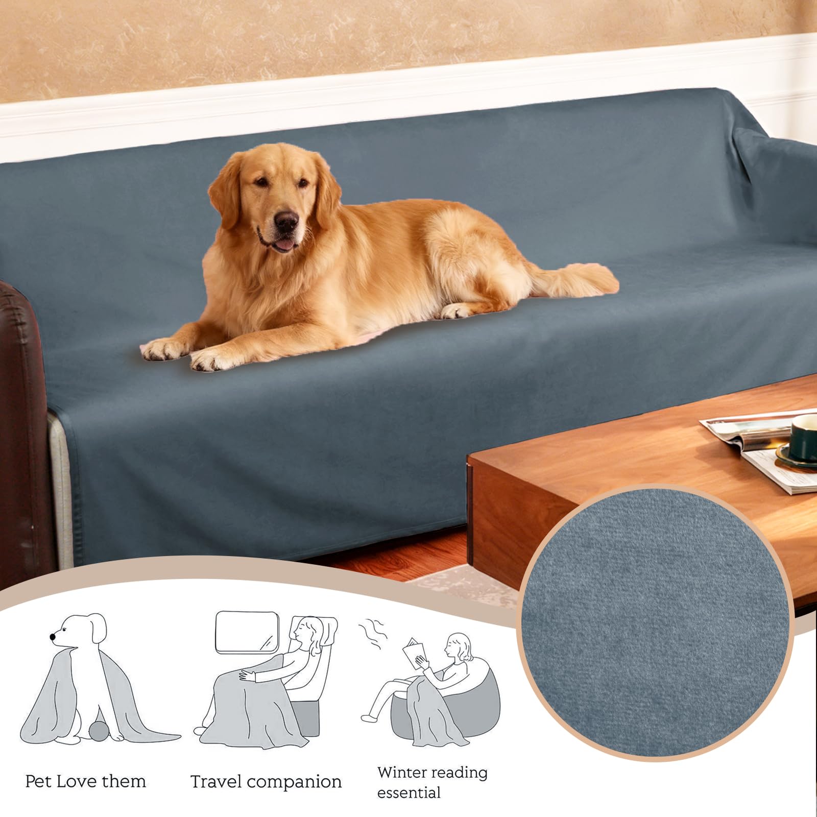 Ameritex cobertor protección interior TPU evita filtraciones.
