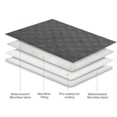 Ameritex funda reversible de doble cara para decoración y protección