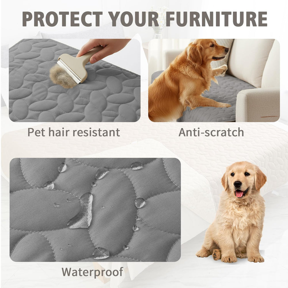 Ameritex funda impermeable para sofá, ideal para mascotas y juego diario.