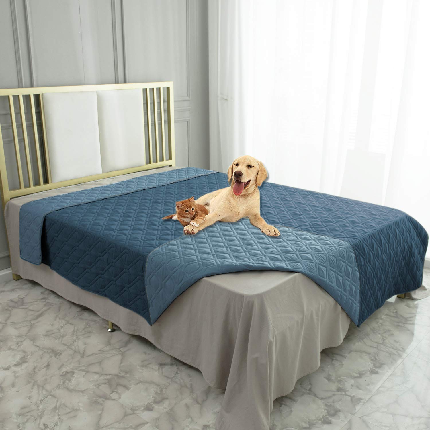 Ameritex funda perro impermeable doble cara protege el mueble