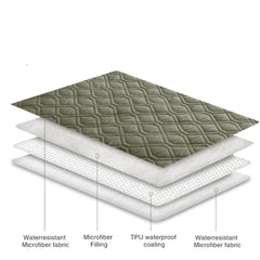 Ameritex funda lavable a máquina facilita limpieza rápida.