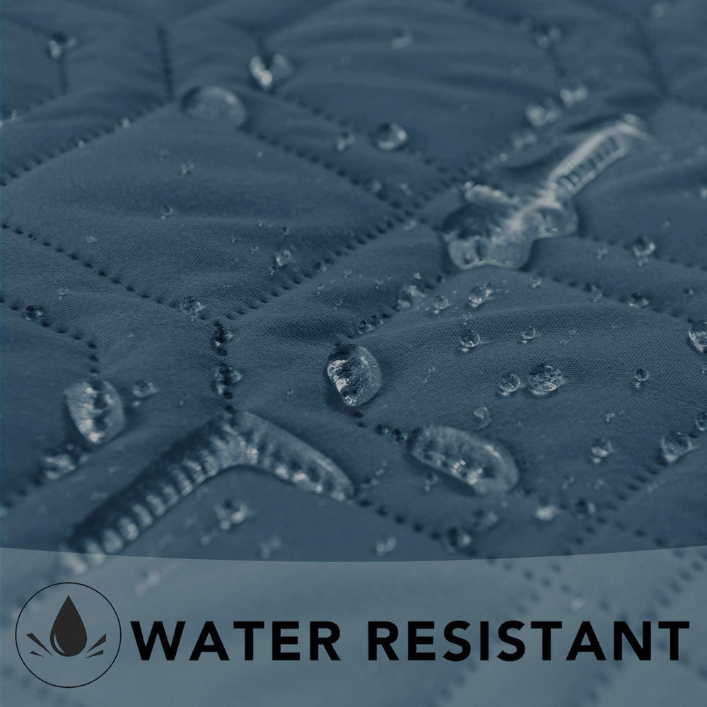 Ameritex manta impermeable reversible para cama mantiene la limpieza.