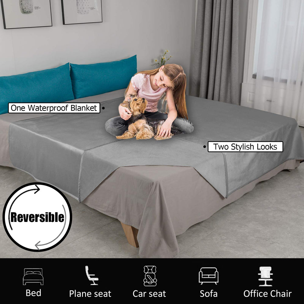 Ameritex manta tamaño grande 52x82 pulgadas, cubre áreas amplias