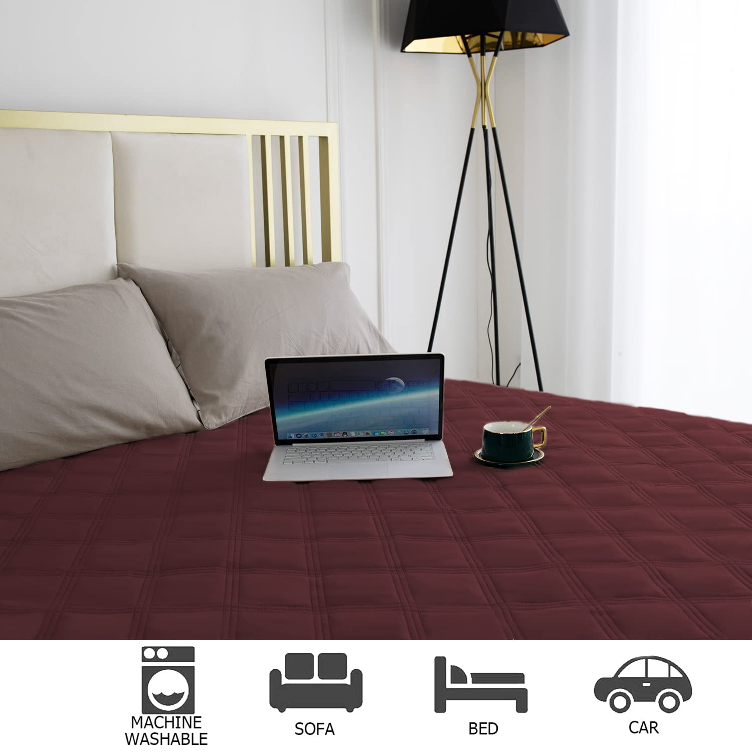 Ameritex protección contra líquidos para muebles, manteniéndolos secos.