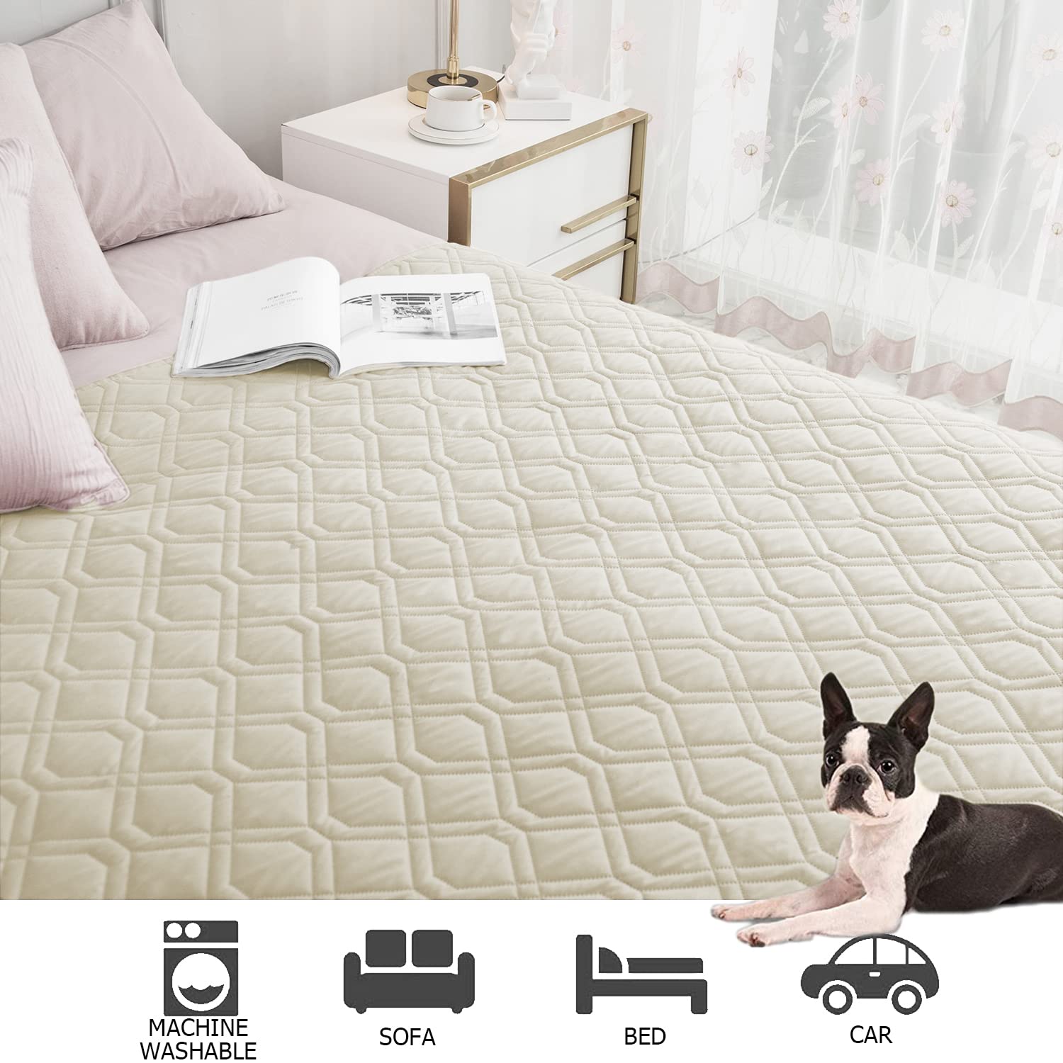 Ameritex protector para cama y zonas de descanso para mascotas.