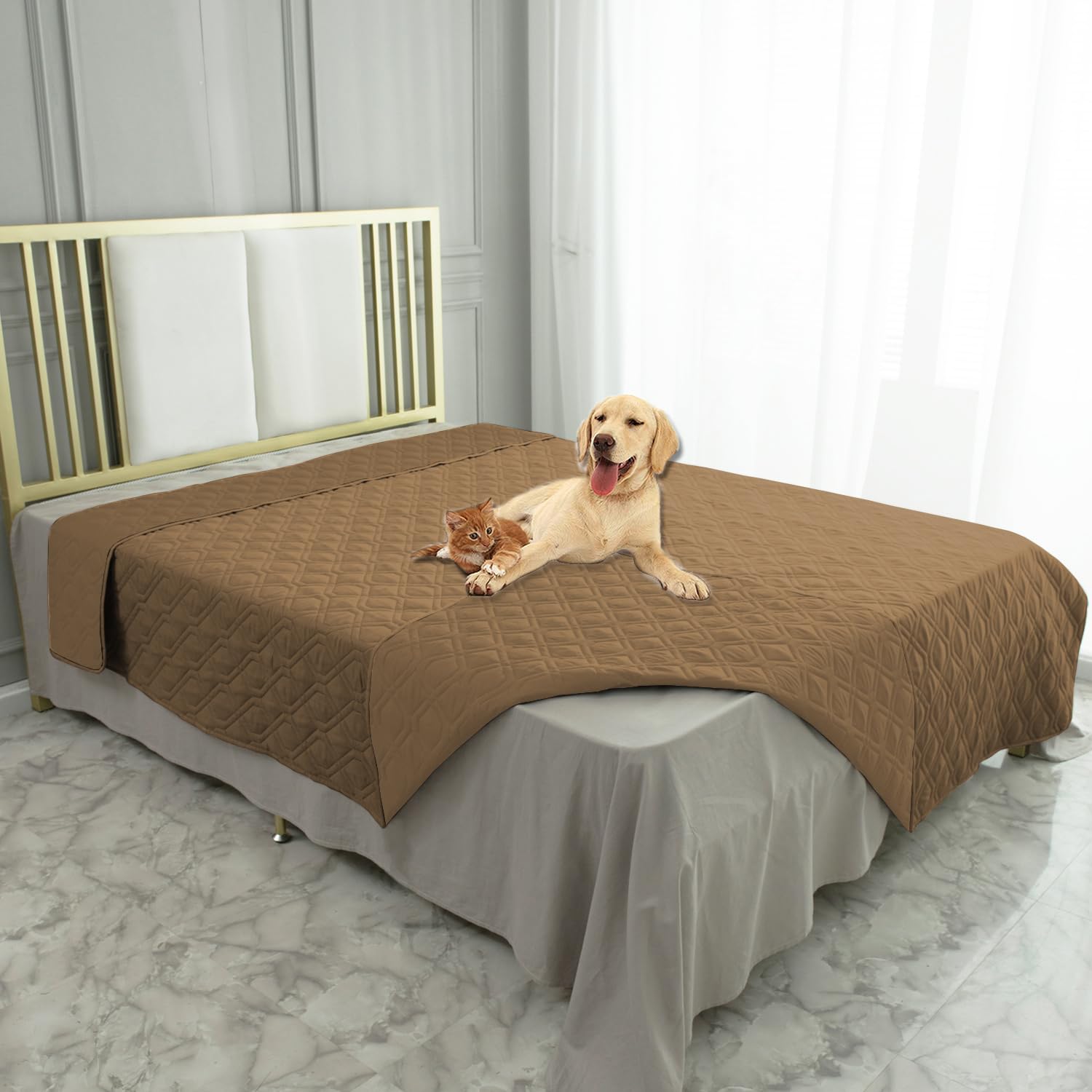 Ameritex funda suave de microfibra para dormir o descansar junto a tu mascota.