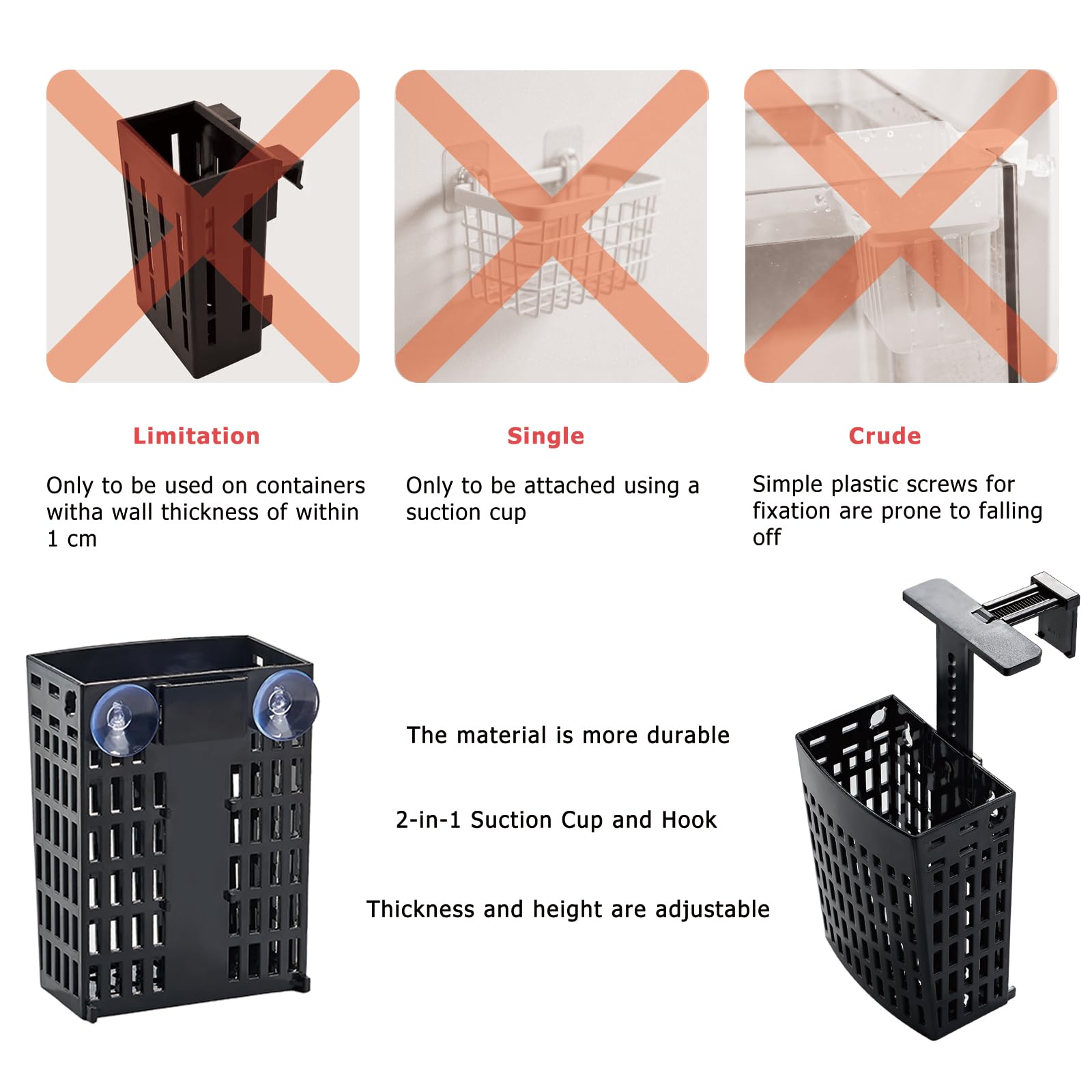 Amminle diseno ajustable, altura flexible para diferentes niveles de agua.