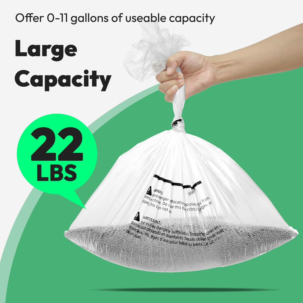AMOGOGOPET bolsas de capacidad 22 libras para manejo cómodo.