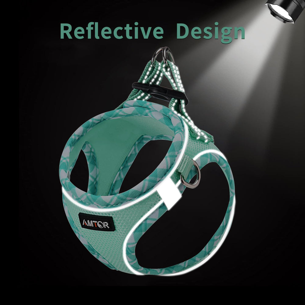 AMTOR harnais réfléchissant vert – visibilité accrue dans l’obscurité