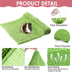 Chenille absorbente Amylove; mantiene cómodo al conejillo de Indias.