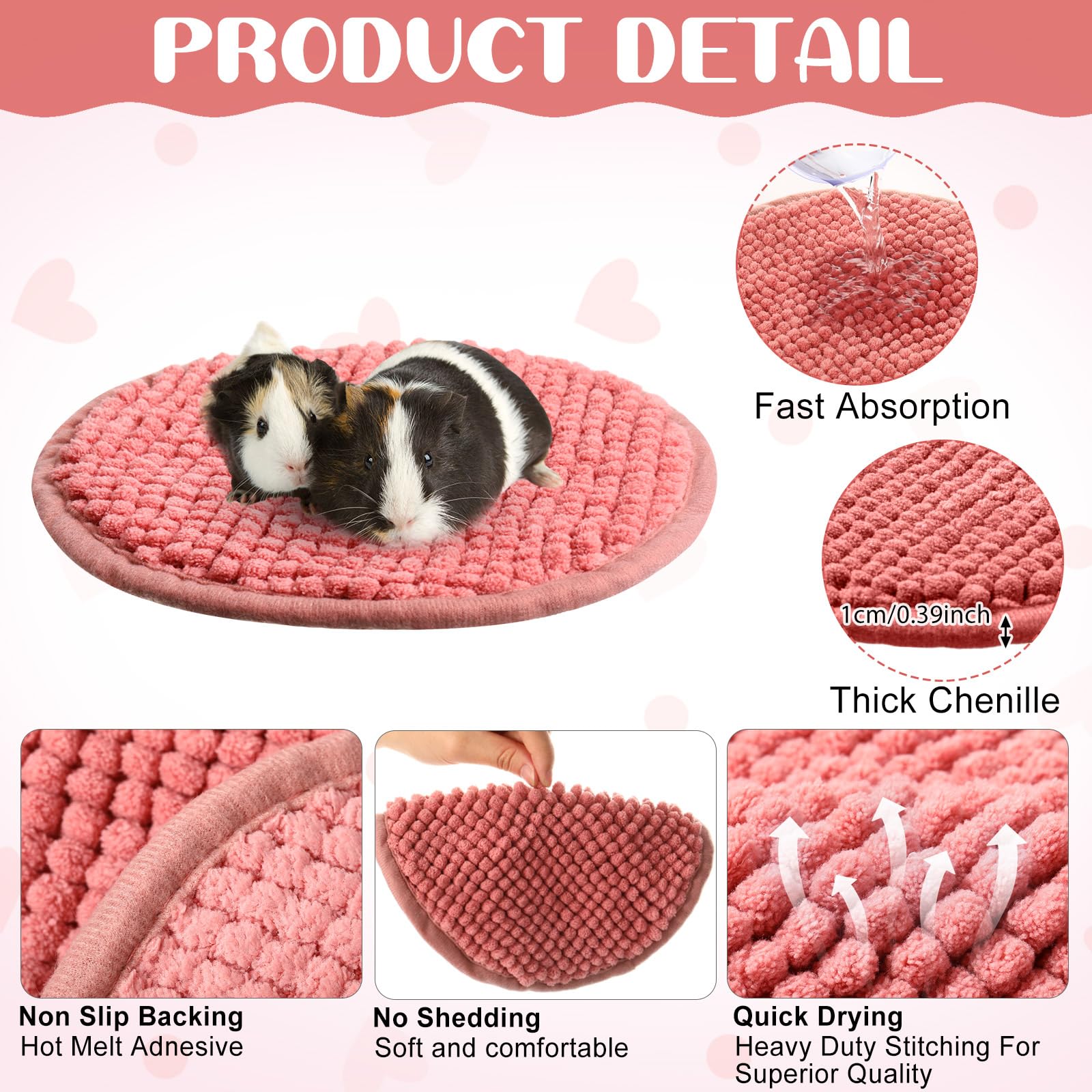 Amylove cuatro almohadillas para jaula, listas para reemplazo.