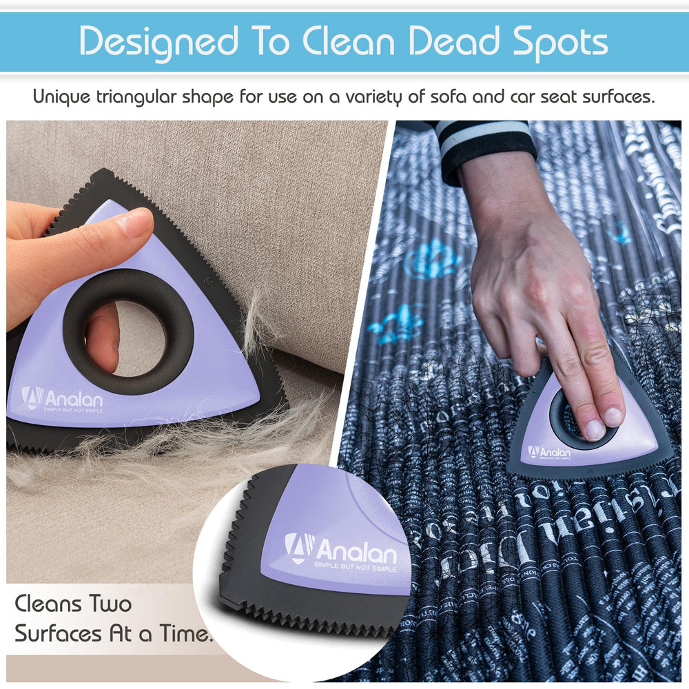 Analan removedor de pelos para muebles recoge pelos incrustados en sofás.