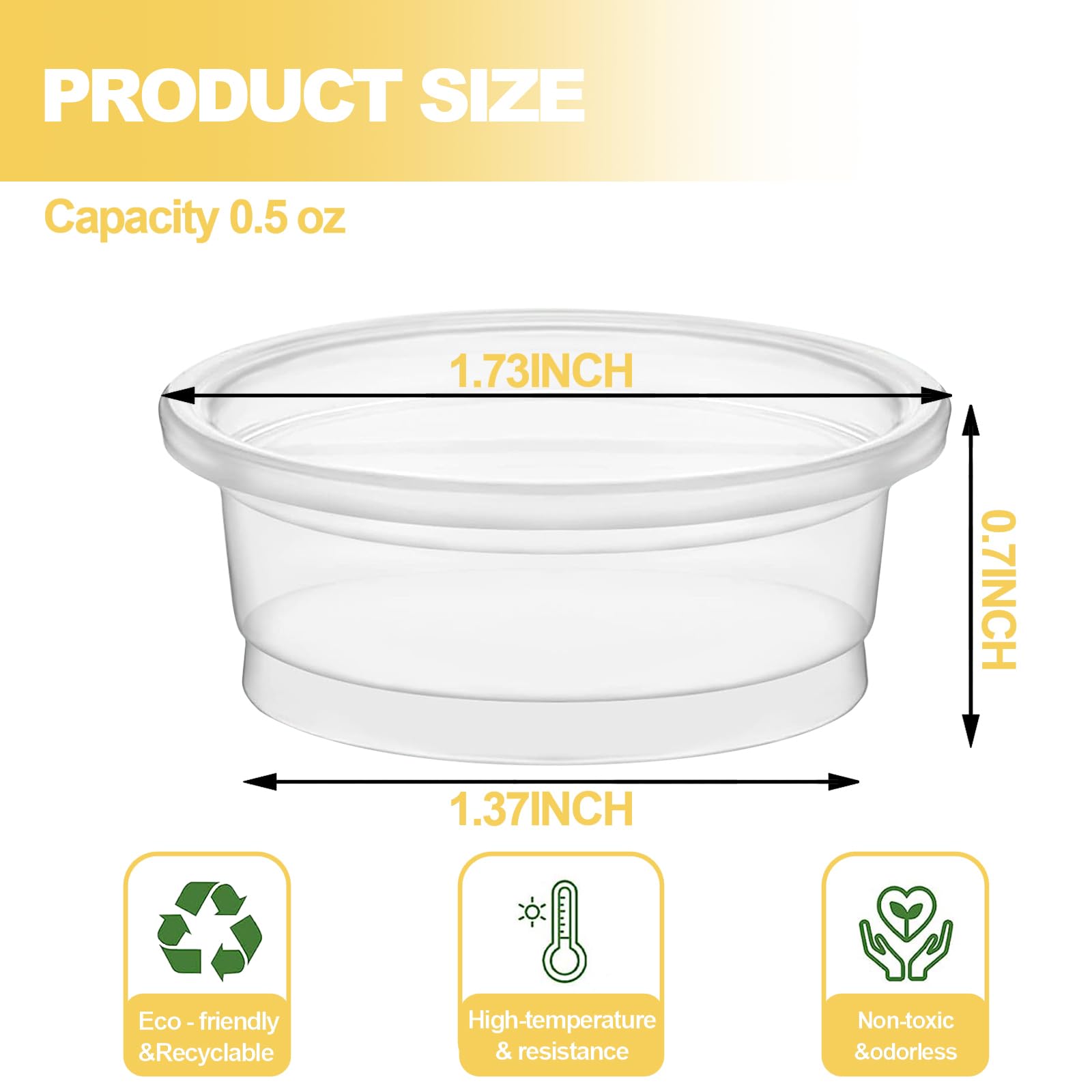 ANCKNE taza plástica transparente para gecko crestado, visible para supervisar la comida