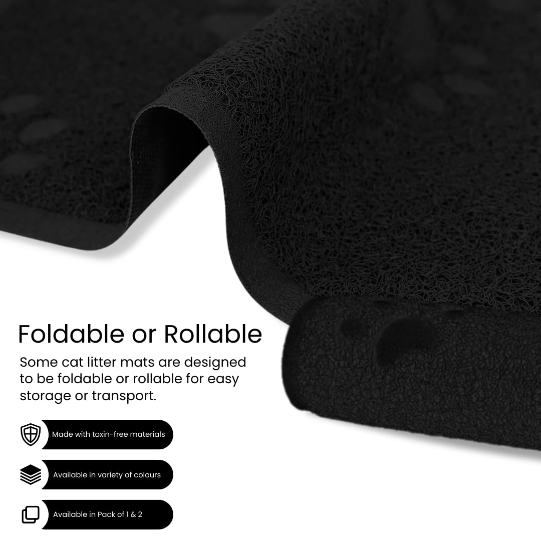 Alfombrilla Andalus Brands se usa bajo comederos para recoger derrames.