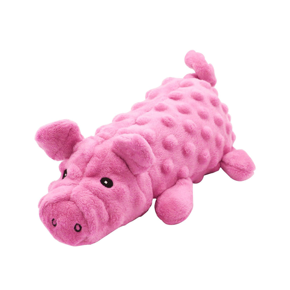 Andiker cerdo peluche con sonido para perros, 10 pulgadas, juguete interactivo