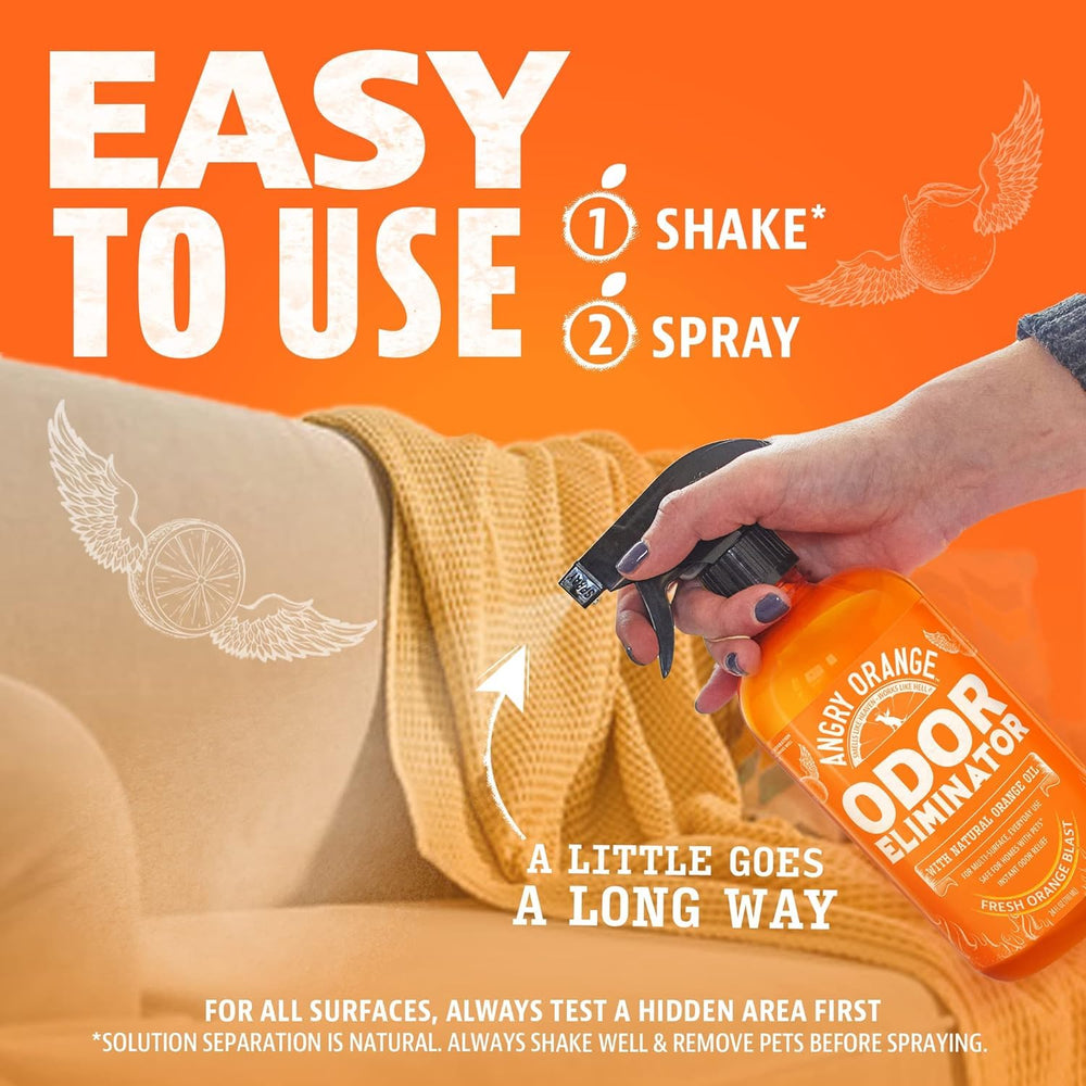Angry Orange: aroma-naranja-natural deja olor cítrico suave tras cada aplicación.