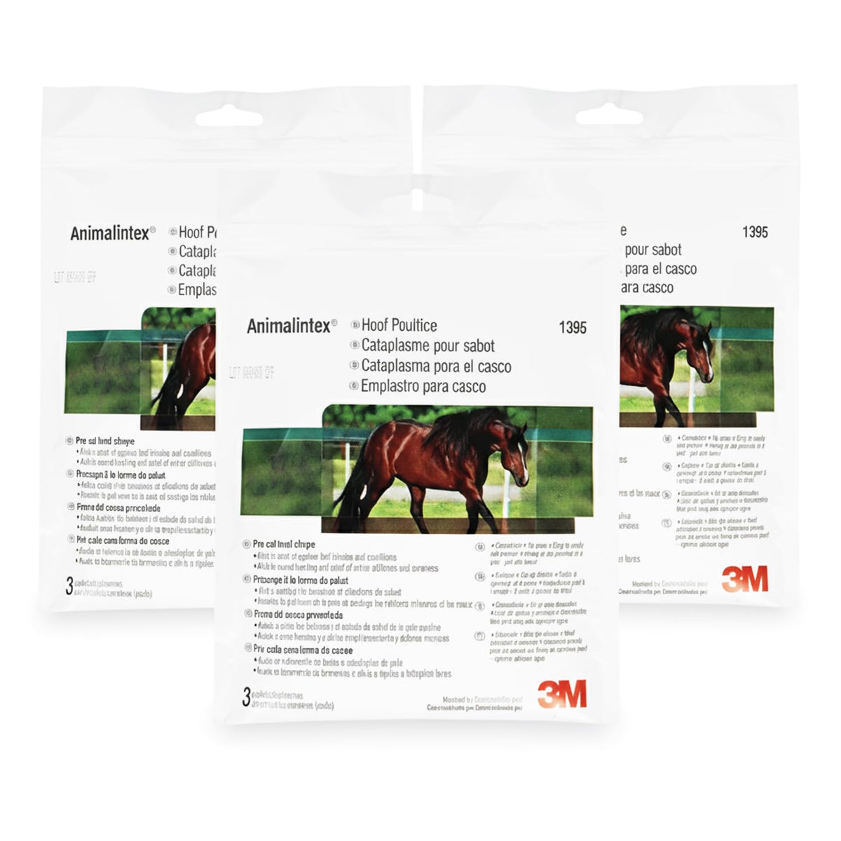 Animalintex parche cataplasma casco para caballos: cuidado del casco y apoyo al bienestar.