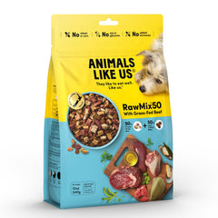 Animals Like Us RawMix50, carne y órganos deshidratados, ideal para proteína diaria del perro