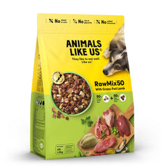Animals Like Us muestra trozos de cordero deshidratados para una comida más sabrosa.