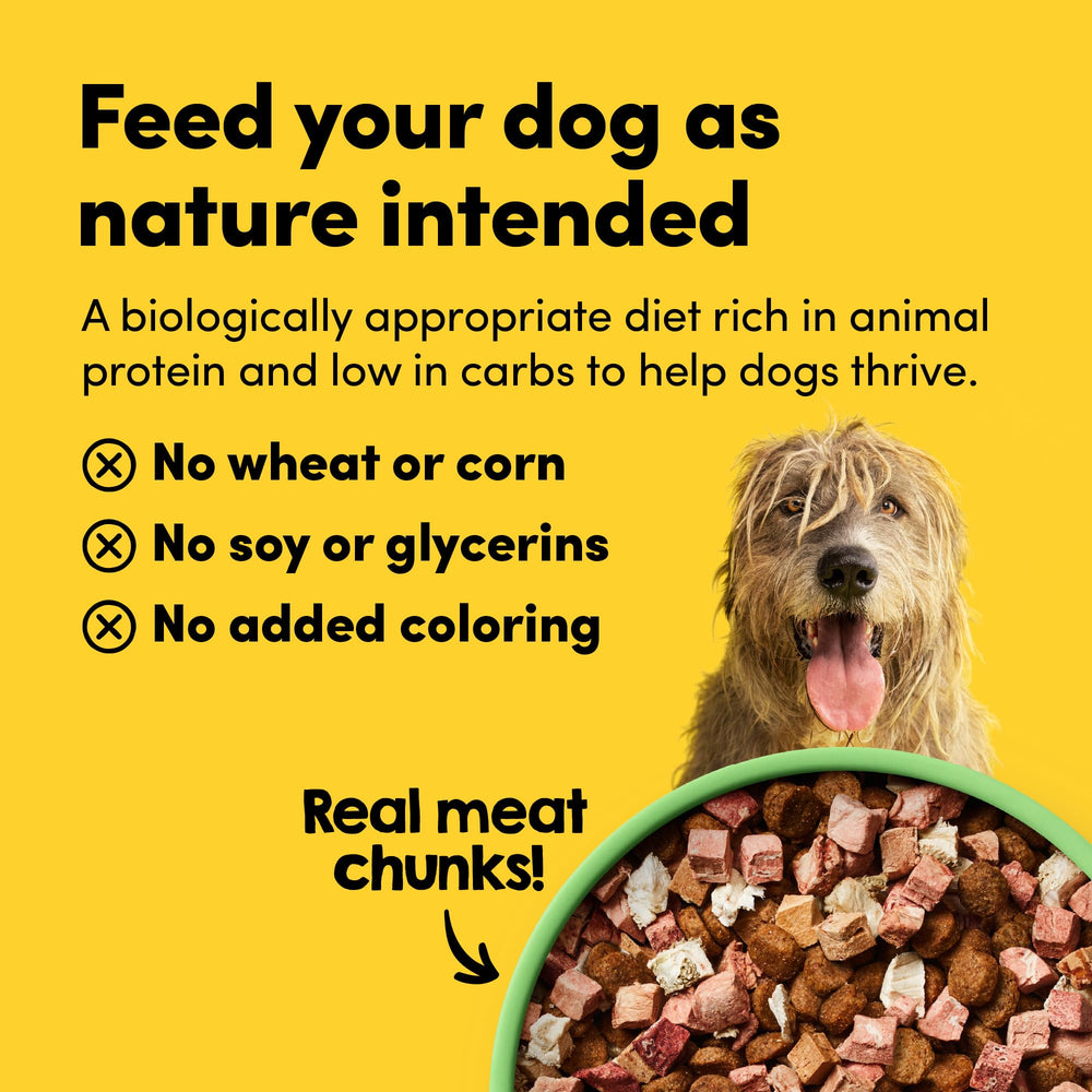 Animals Like Us RawMix50 trozos de carne de alta proteína, complemento práctico para cada comida