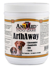 AniMed Arthaway, polvo articulación para perros, favorece movilidad y confort diario.