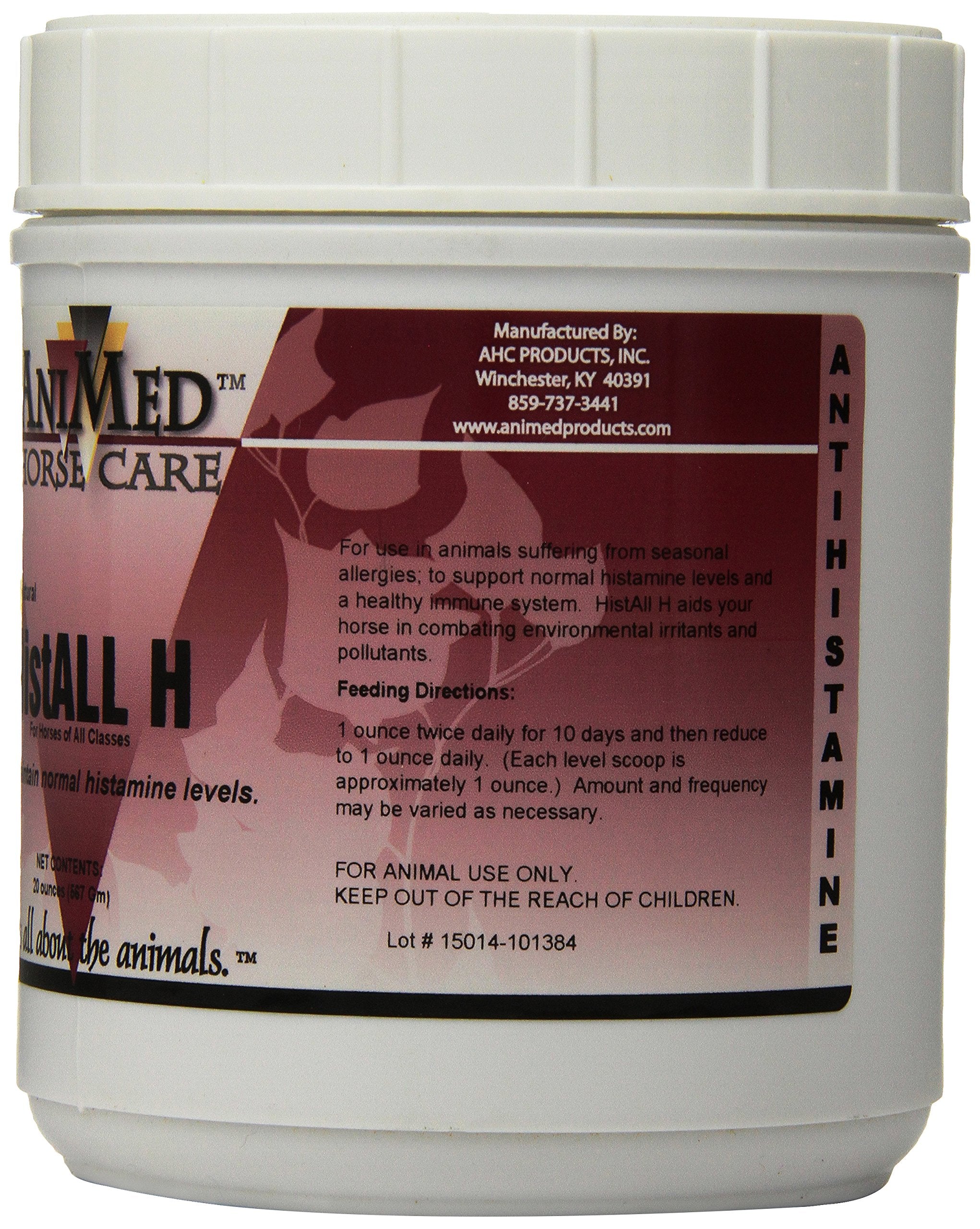 HistAll H, ingredientes naturales para caballos, cúrcuma y vitaminas.