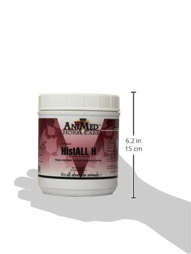 HistAll H, mezclado en la ración para caballos, apoyo respiratorio.