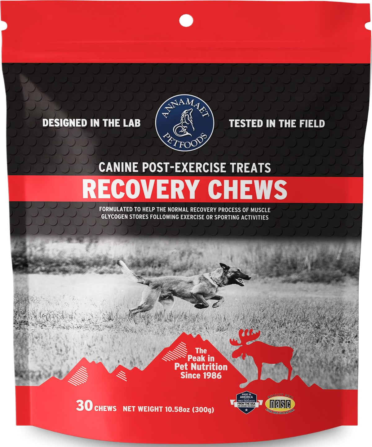 Annamaet, gomitas de recuperación, caja del producto facilita almacenamiento y uso tras el ejercicio.