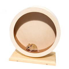 antiai rueda para hamster de madera XL silenciosa y móvil