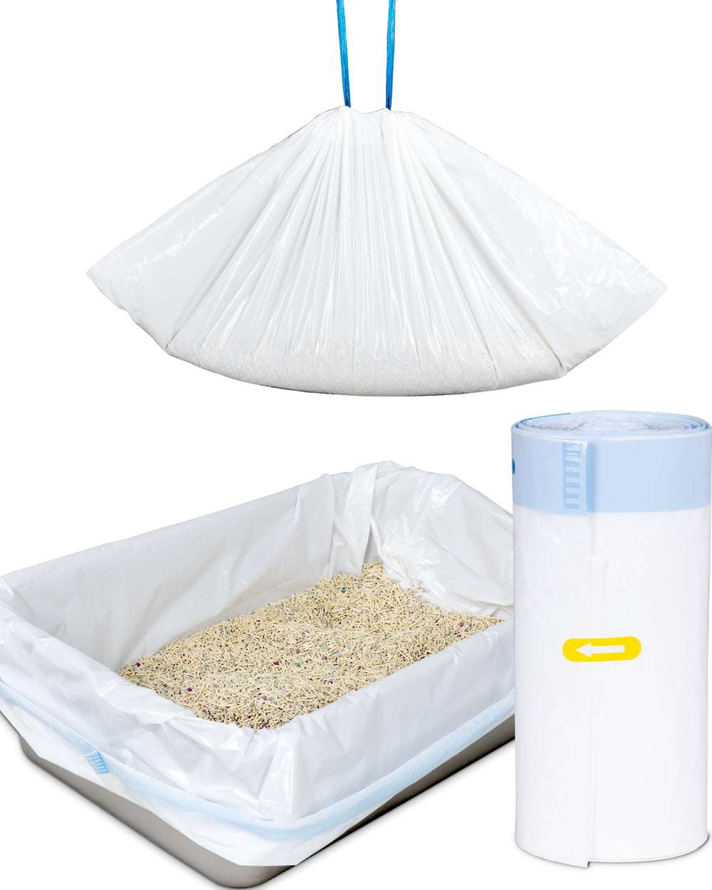 ANWA bolsas para caja de arena 36x18, ideal para limpieza rápida y eficiente