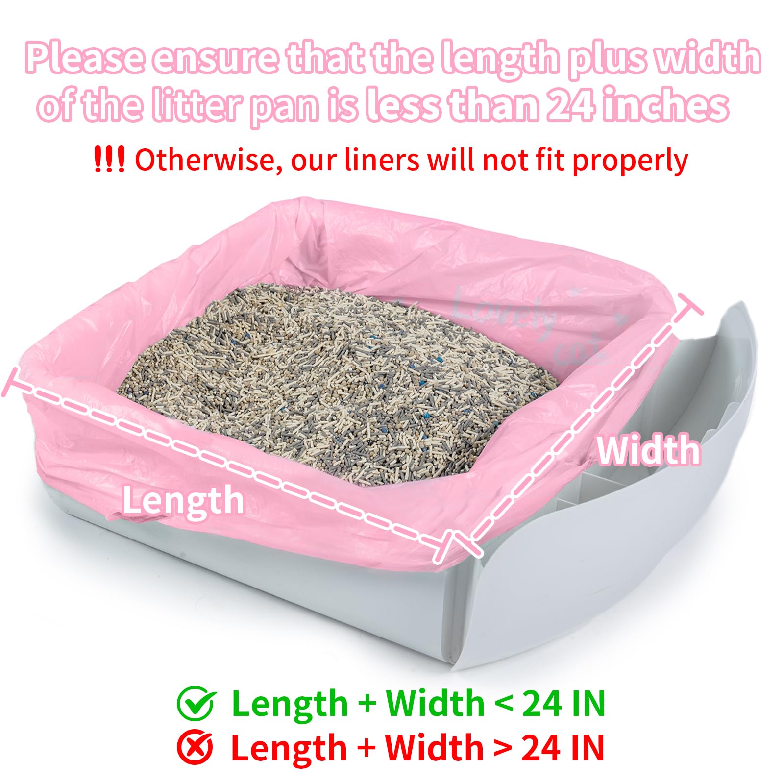 ANWA liners 120 bolsas para gestión de desechos en casa.