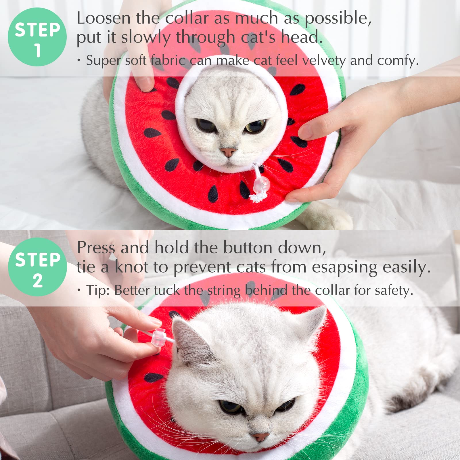 ANWA Cono-gato dona adorable: diseño tierno que acompaña la recuperación.