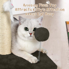ANWA juguetes plush 3-en-1, entretenimiento adicional para gatos curiosos.