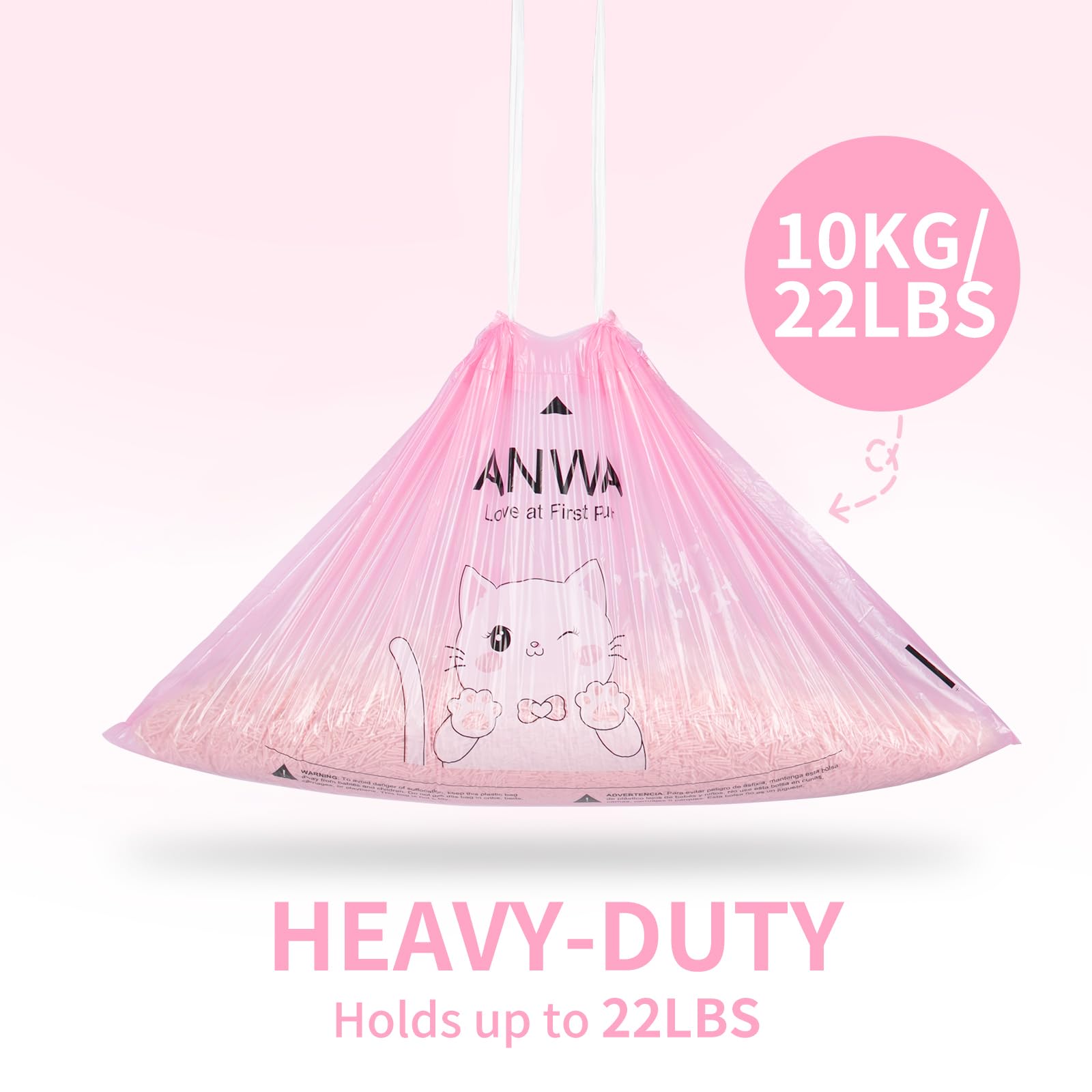 ANWA material duradero y grueso para uso prolongado