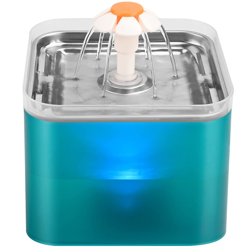 Fuente AONBOY para gatos en acero inoxidable, enfoque superior para higiene y comodidad al beber.