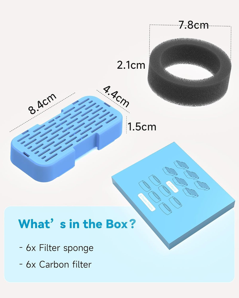 AONBOY filtros para fuente, compatibilidad S3-SC para instalación rápida.