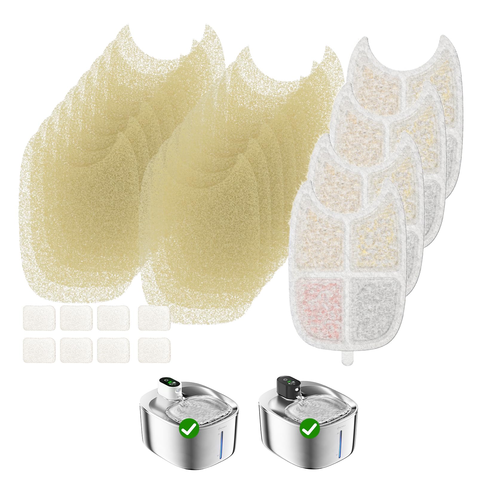 APD APETDOLA filtro 4-pack para fuente FS10PRO, mejora la filtración del agua.