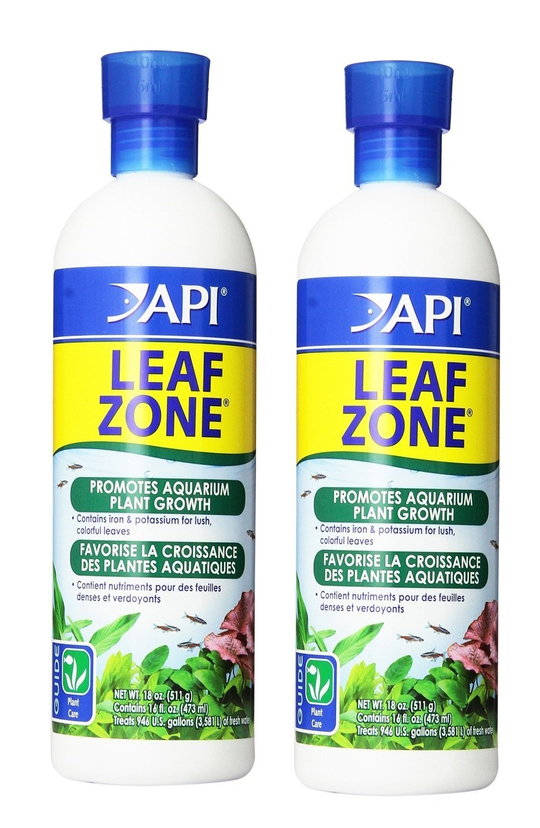 API Zona de Hojas: botellas de alimento para plantas, estimulan absorción rápida por las hojas.