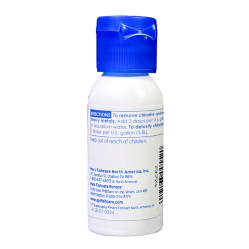 API condicionador de agua para acuario neutraliza cloro y cloraminas para peces sanos.
