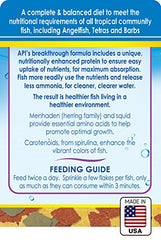 API Copos Tropicales: ingredientes Nutritivos para una dieta equilibrada de peces tropicales.