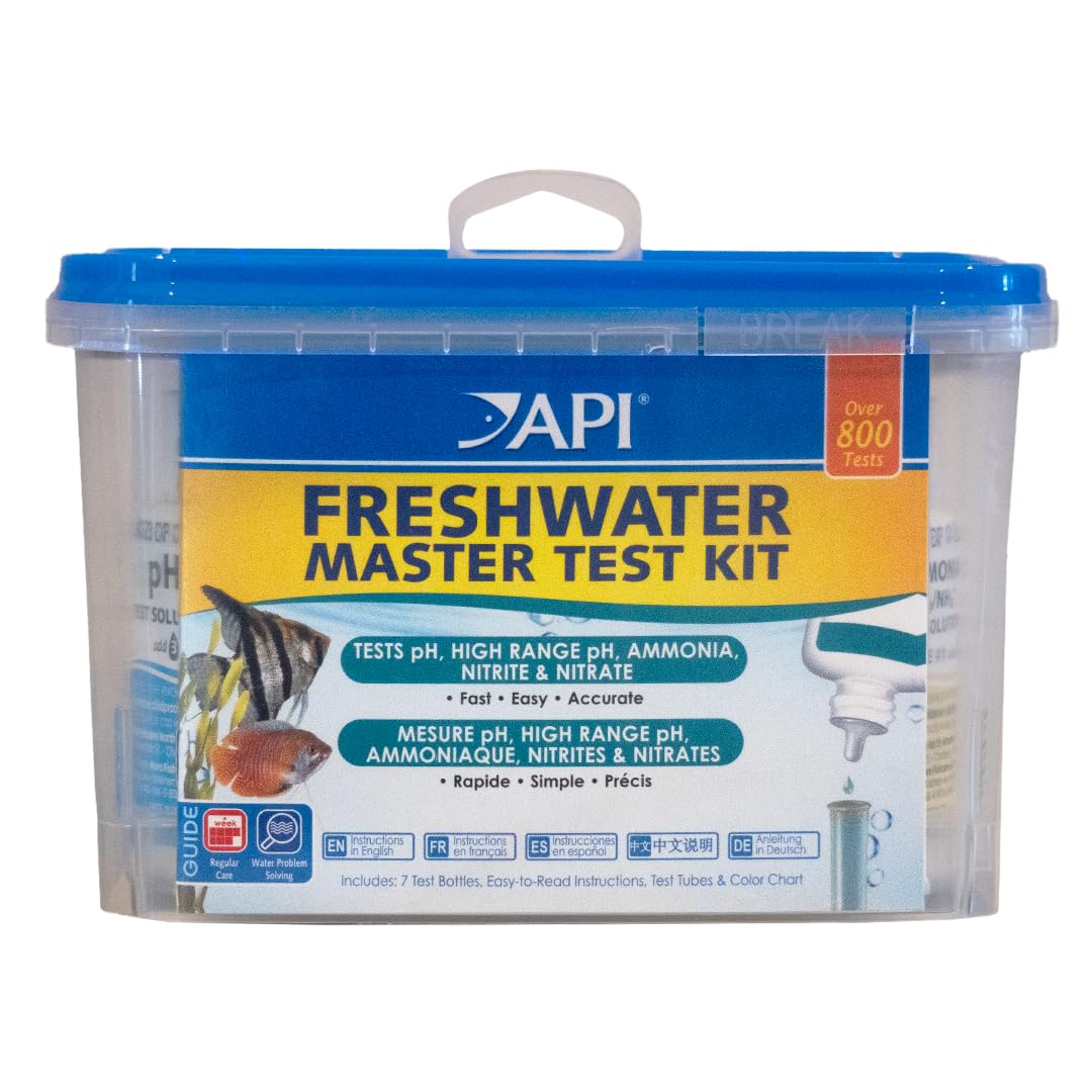 API Freshwater Master Test Kit tarjeta de colores para lectura precisa de resultados