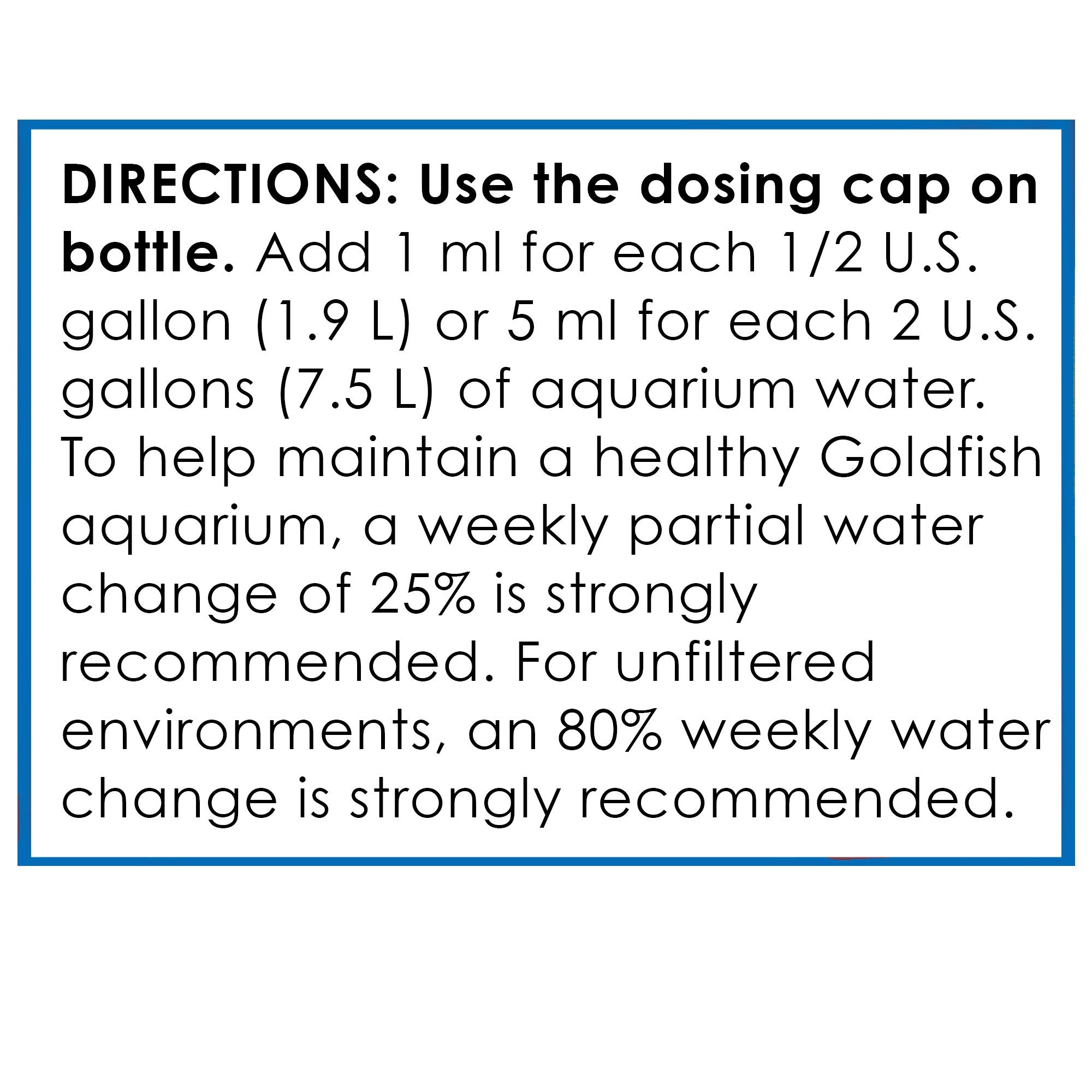 API GOLDFISH PROTECT: excelente para cambios de agua con seguridad para los peces.