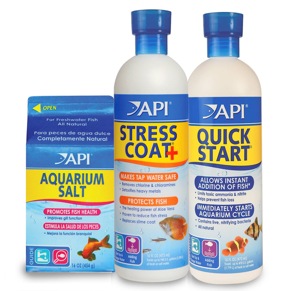 API inicio rápido 16oz facilita la entrada de peces al acuario