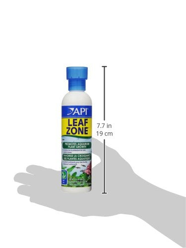 Envase compacto de API Leaf Zone con dimensiones del producto.