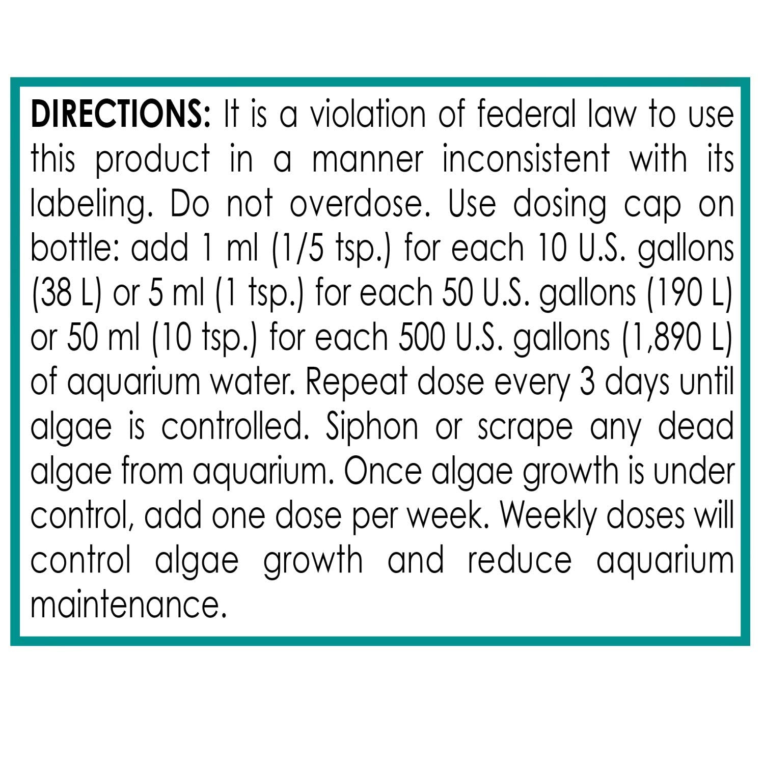 API MARINE ALGAEFIX: uso seguro en acuarios marinos para mantener el tanque limpio